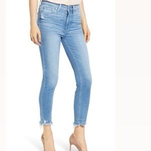Paige Denim Hoxton Crop in Baybreak wash